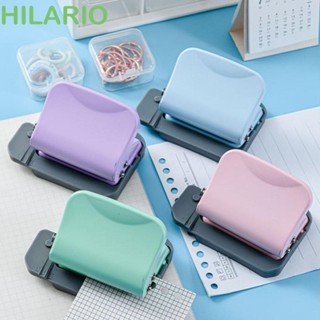 Hilario เครื่องเจาะรูกระดาษ 6 หลุม 5 สี ขนาด A4 B5 A5 DIY