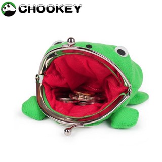 Chookey กระเป๋าใส่เหรียญ ผ้าสักหลาด ลายการ์ตูนกบน่ารัก ขนาดเล็ก