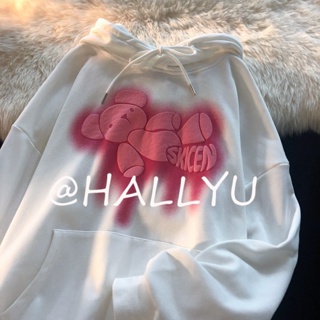 HALLYU  เสื้อผ้าผู้ญิง แขนยาว เสื้อฮู้ด คลุมหญิง สไตล์เกาหลี แฟชั่น  พิเศษ สวยงาม สบาย ทันสมัย A98J3A0 36Z230909