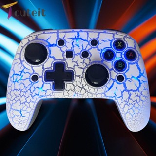 Tcuteit เกมแพด 8m LED แบ็คไลท์ สีดํา สําหรับ Android Gamepad 8