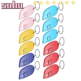 Suhuhd อุปกรณ์ตัดกล่อง 12 ชิ้น ที่เปิดซองจดหมาย พับเก็บได้ ขนาดเล็ก 12 ชิ้น
