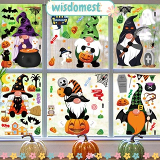 WISDOMEST สติกเกอร์ ลายโนม ไร้หน้า DIY สําหรับตกแต่งบ้าน เทศกาลฮาโลวีน 1 ชุด