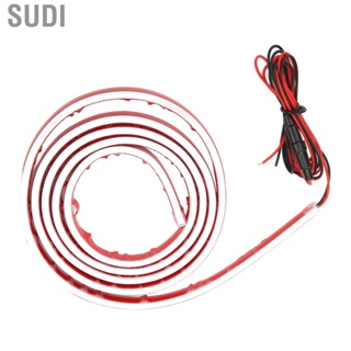 Sudi 12V 10W Car Hood  Strip Lights 180cm Length Engine Exterior Decoration Light Bar for Cars SUVs Trucks Silicone + PVC