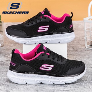 (ไซซ์ 36-45)skechers_ MAX CUSHION รองเท้าผ้าใบลําลอง เหมาะกับการวิ่ง เล่นกีฬา แฟชั่นฤดูร้อน สําหรับผู้ชาย ผู้หญิง