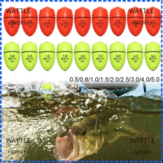 Wattle ทุ่นลอยน้ําอิเล็กทรอนิกส์ พลาสติก เรืองแสง สําหรับตกปลาทะเล