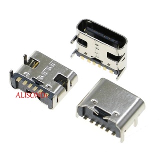 Alisond1 ซ็อกเก็ตเชื่อมต่อ Type C พอร์ตชาร์จ SMT SMD DIP USB 3.1 ตัวเมีย สําหรับโทรศัพท์มือถือ