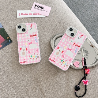 เคสโทรศัพท์มือถือแบบแข็ง ลายการ์ตูนหมี สําหรับ iphone 11 12 12pro 12promax 13pro 13 13promax 14 14pro 14promax 11