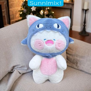 [Sunnimix1] หมอนตุ๊กตาฉลาม แบบนิ่ม ของเล่นสําหรับเด็ก