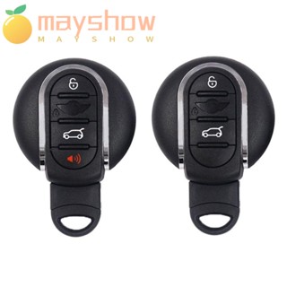 Mayshow กุญแจรีโมตรถยนต์ 3/4 ปุ่ม พร้อมใบมีดกุญแจ สีดํา สําหรับ BMW Mini Cooper F54 F55 F56 F57 F60 2015 2016 2017 2018