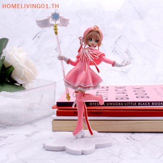 Onehome โมเดลฟิกเกอร์ อนิเมะ Captor SAKURA สีชมพู สําหรับตกแต่งเค้ก