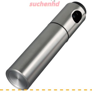 Suchenhd ขวดสเปรย์พ่นน้ํามันมะกอก สเตนเลส แบบพกพา 100 มล. สีเงิน สําหรับทําอาหาร ย่าง ทอด