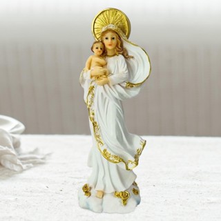 [mibum01eb] รูปปั้นประติมากรรมคาทอลิก Blessed Mary and Figure