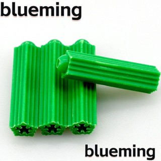 Blueming2 สกรูยึดผนัง พลาสติก ขนาด 8 มม. X26 มม. สีเขียว สําหรับยึดท่อต่อขยาย ในร่ม และกลางแจ้ง 200 ชิ้น