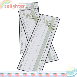 SOLIGHTER ป้ายแท็กชื่อ 12 นิ้ว x 4 นิ้ว สีเขียว สําหรับห้องเรียน