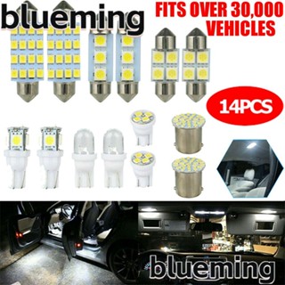 Blueming2 ชุดหลอดไฟภายในรถยนต์ T10 14 ชิ้น พร้อมแผ่น ETC 14 ชิ้น