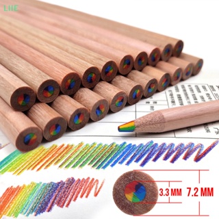 【LI】ดินสอสี ไล่โทนสี 7 สี 2 ชิ้น สําหรับวาดภาพกราฟฟิตี้ DIY【IE】