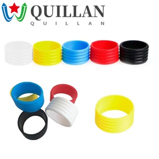 Quillan ไม้เทนนิส แบบนิ่ม สีดํา สําหรับเล่นกีฬา 5 ชิ้น