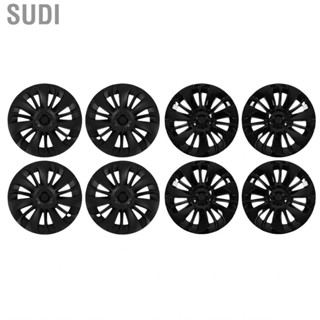 Sudi Wheel Hub Cap  Heat Resistant Tight Fit Easy To Install 4pcs Symmetrical 19 Inch Hubcap for Car