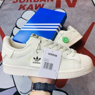 Adidas Superstar 2 รองเท้ากีฬา รองเท้าฟิตเนส สีชมพู สีครีม สําหรับผู้ชาย ผู้หญิง