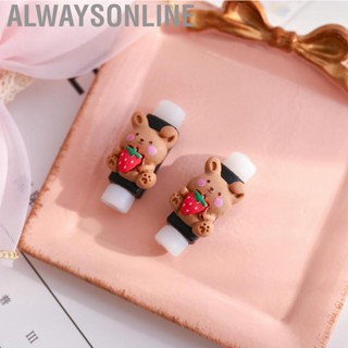 Alwaysonline USB Cable Protector Cartoon Cute Phone Charging  Protective Case Accessories