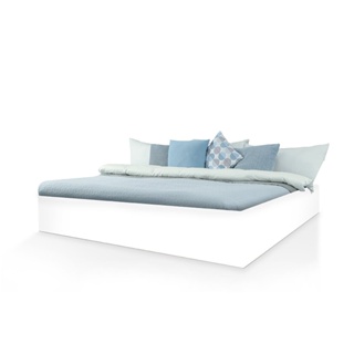 [กทม. 3-5 วัน ส่ง] SB Design Square เตียง 5 ฟุต KC-PLAY รุ่น BEDIS สีขาว (156X203X30 ซม.) แบรนด์ KONCEPT FURNITURE