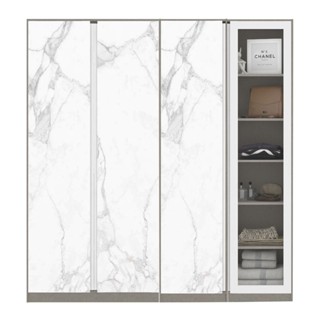 SB Design Square ตู้เสื้อผ้าบานเปิด รุ่น Blox สีหลาก (200x59x210 ซม.) แบรนด์ KONCEPT FURNITURE
