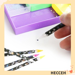 Hecceh ปากกาปักครอสสติตช์ เพชร แว็กซ์ สําหรับตกแต่งเล็บ DIY