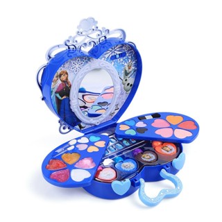 Disney ชุดเครื่องสําอางเจ้าหญิงเอลซ่า เจ้าหญิงน้ําแข็ง หิมะ ไร้สารพิษ สําหรับเด็ก