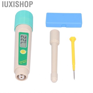 Iuxishop PH Meter Pen Type High Accuracy Portable Compact Tester ±0.1PH IP65  with Storage Box for Aquaculture Swimming