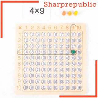 [Sharprepublic] ลูกเต๋าไม้ อเนกประสงค์ พร้อมแฟลชการ์ด ของเล่นเสริมการเรียนรู้คณิตศาสตร์ สําหรับเด็ก