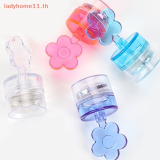 Onelady แผ่นแสตมป์ซิลิโคน พร้อมฝาปิด สําหรับปั๊มตกแต่งเล็บ Diy 1 ชิ้น