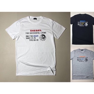 เสื้อยืดแขนสั้น ผ้าฝ้าย พิมพ์ลาย DIESEL DISE Go-XB