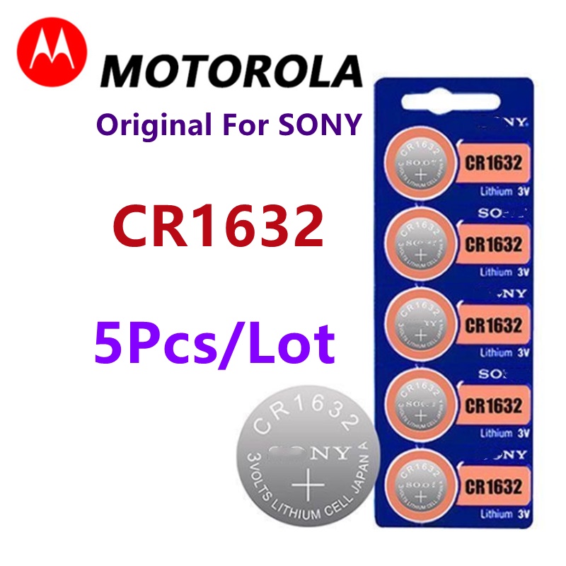 Original For SONY CR1632 Coin Cells Batteries CR 1632 DL1632 BR1632 LM1632 ECR1632 Lithium Button Ba