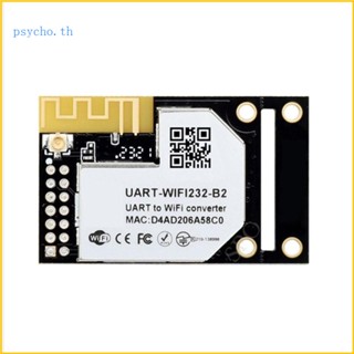 บอร์ดโมดูลเซิร์ฟเวอร์อนุกรม Psy UART เป็น WiFi ETH รองรับ TCP Server TCP Client