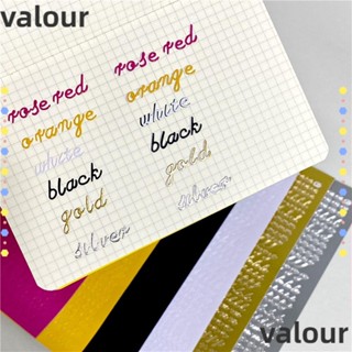 Valour สติกเกอร์ ลายกลิตเตอร์ ไอดอล สีบรอนซ์ สไตล์เกาหลี สําหรับตกแต่งไดอารี่ การ์ด