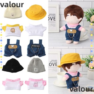 Valour เสื้อผ้าตุ๊กตาเป็ด ผ้ายีน ขนาด 20 ซม. ของเล่นสําหรับเด็ก