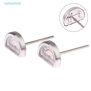 【tuilieyfish】เครื่องวัดอุณหภูมิ ครึ่งวงกลม ทําอาหาร เครื่องมือครัว สเตนเลส เตาอบ ทําอาหาร บาร์บีคิว โพรบ เครื่องวัดอุณหภูมิอาหาร เนื้อสัตว์ เกจ 0-350℃ 【IH】