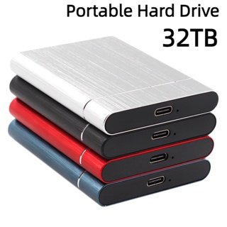 ฮาร์ดดิสก์ภายนอก SSD 500GB 2TB 4TB 8TB 16TB 32TB USB Type-C ความจุสูง แบบพกพา สําหรับแล็ปท็อป คอมพิวเตอร์ โทรศัพท์