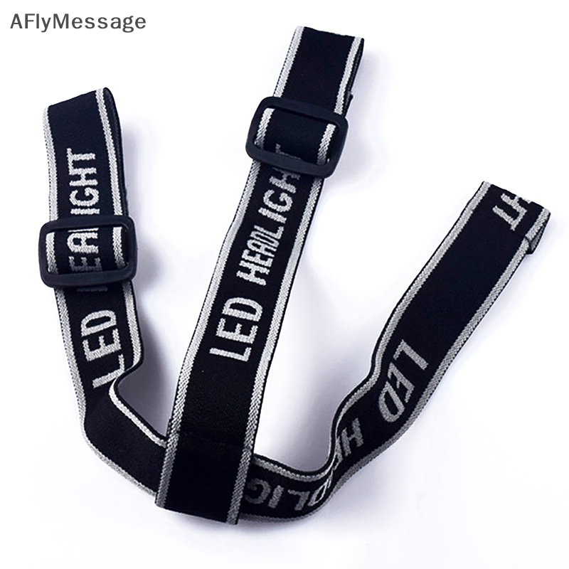 Afl เข็มขัดคาดศีรษะ แบบยืดหยุ่น ปรับได้ สําหรับไฟหน้ารถจักรยาน LED