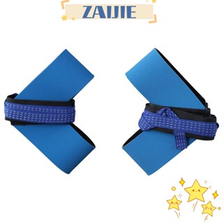 Zaijie24 สายรัดส้นเท้า ปรับได้ กันไฟฟ้าสถิตย์ สีดํา 2 ชิ้น