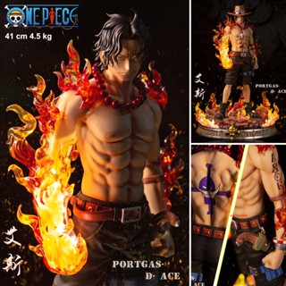 Figure ฟิกเกอร์ Model งานปั้น GK One Piece   Portgas D Ace พอร์ทกัส ดี เอส หมัดอัคคี seller happinessday