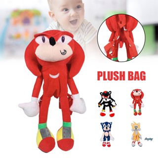 ของเล่นตุ๊กตาฟิกเกอร์ Sonic Hedgehogs แบบนิ่ม เหมาะกับตกแต่งกระเป๋านักเรียน สําหรับเด็ก