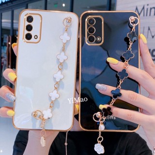 เคสโทรศัพท์มือถือ ซิลิโคนนุ่ม พร้อมสายคล้องมือ แฟชั่น สําหรับ Samsung Galaxy A13 A23 A33 A53 A73 A03 A03S 4G 5G