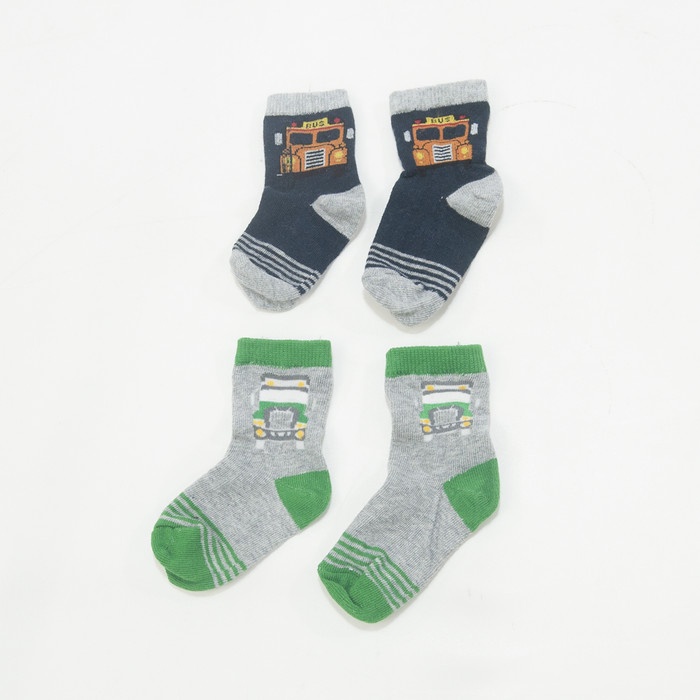 Cratch ถุงเท้าพิเศษ boy 15-17 - Bus Truck x2