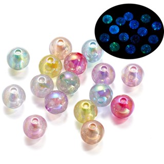 ลูกปัดเรืองแสงรูปดาว 16มม. 4ชิ้น สีสันสตาร์รี่สกาย สำหรับDIY…