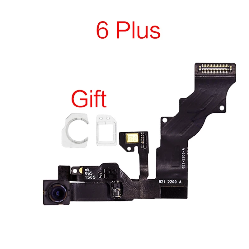 สายแพกล้องหน้า พร้อมแหวนพลาสติก สําหรับ iPhone 5 5S 6S 7 8 Plus X 1 ชิ้น thumbnail 4