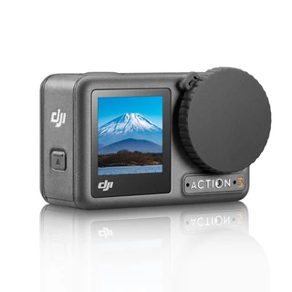 ฝาครอบเลนส์สําหรับ DJI Osmo Action 5/4/3 กีฬากล้องเลนส์ฝาครอบป้องกันกันฝุ่นและฤดูใบไม้ร่วงสําหรับ DJI Action 4 อุปกรณ์เสริม