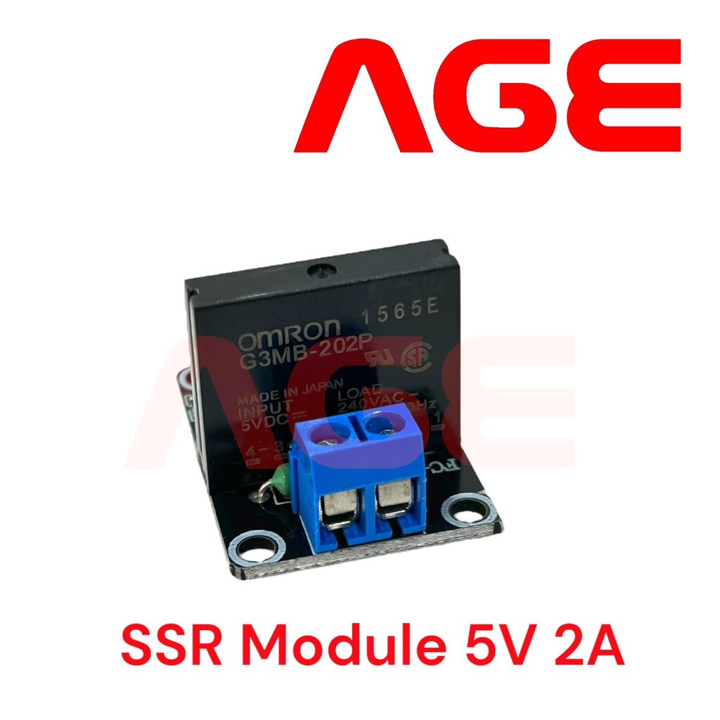 Solid State Relay (SSR) Active Low 5V 2A 1 Channel