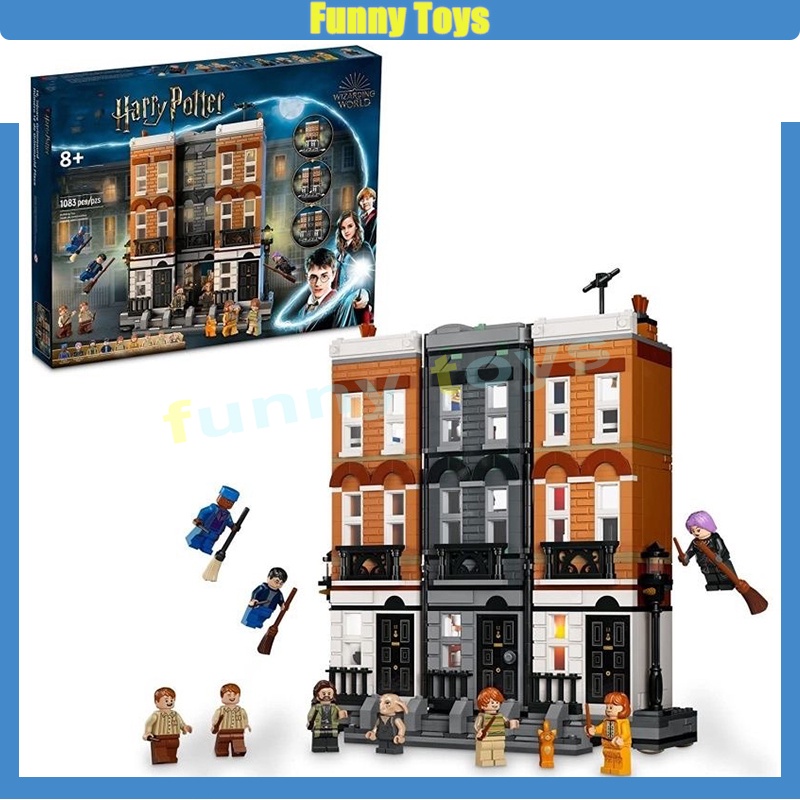 12 Grimmauld Place โมเดลบล็อกตัวต่อ  12 Grimmauld Place 76408 ของเล่นสําหรับเด็ก และผู้ใหญ่