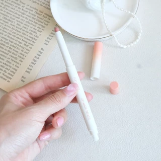 ของแท้>>ส่งด่วน Rom&nd Lip Mate Pencil ดินสอเขียนขอบปากเนื้อแมตต์ฟุ้ง เกลี่ยง่าย มีหัวแปรงในตัว